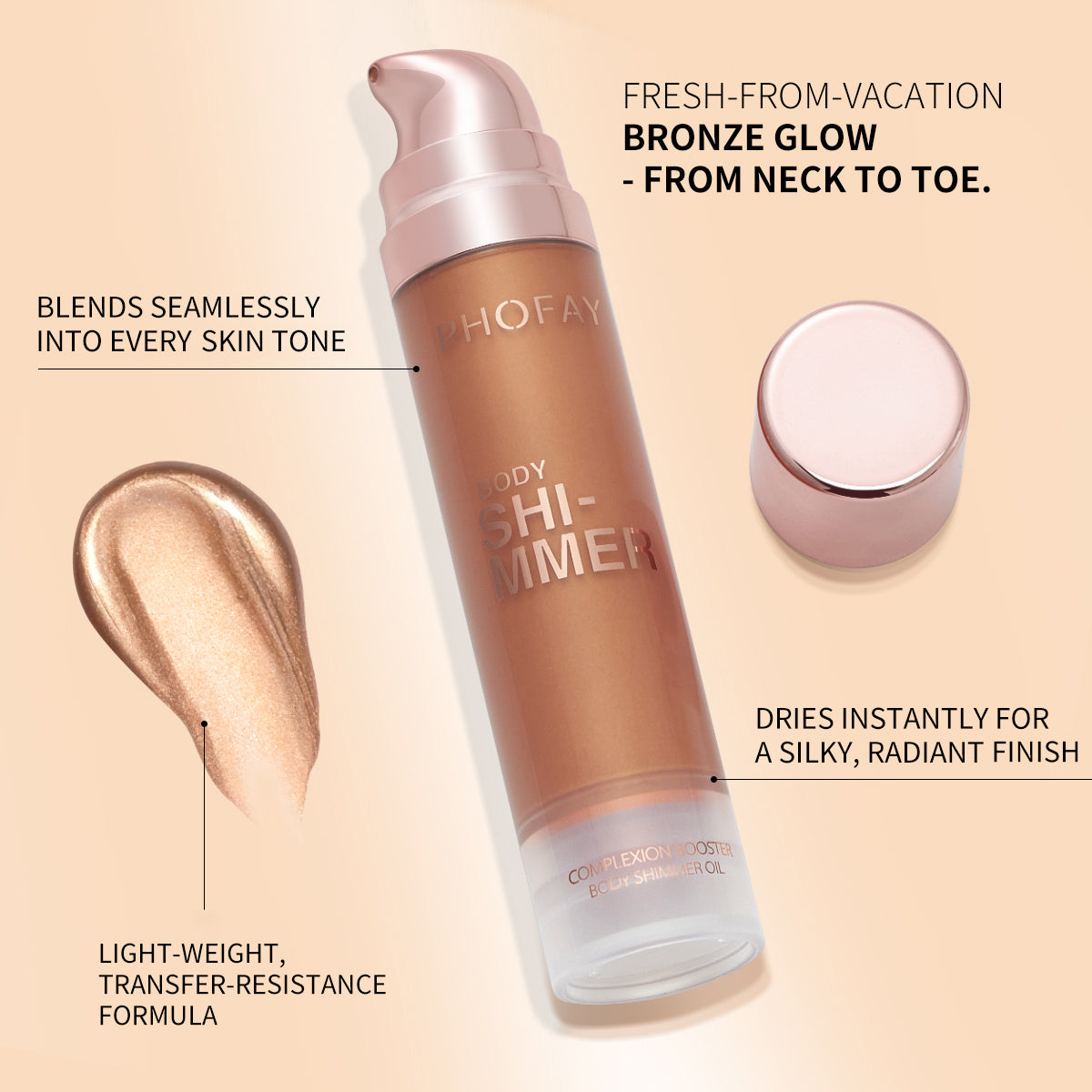 Nuvelia Body Shimmer Oil – lifestyle photo