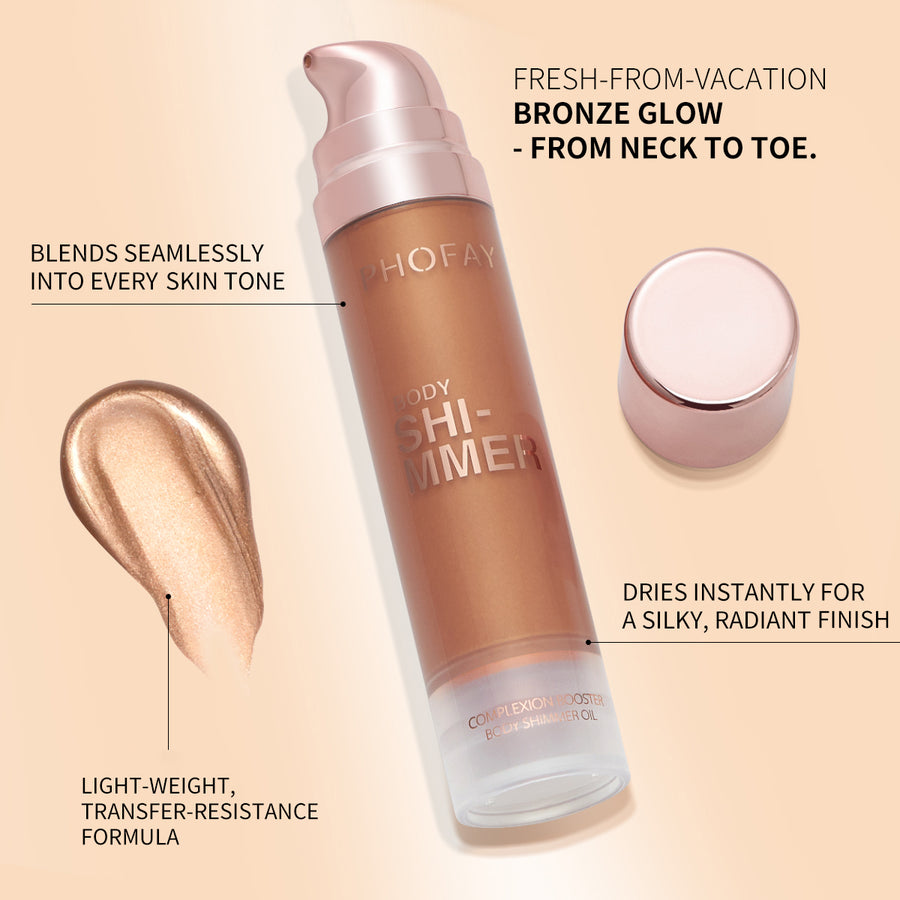 Nuvelia Body Shimmer Oil – lifestyle photo