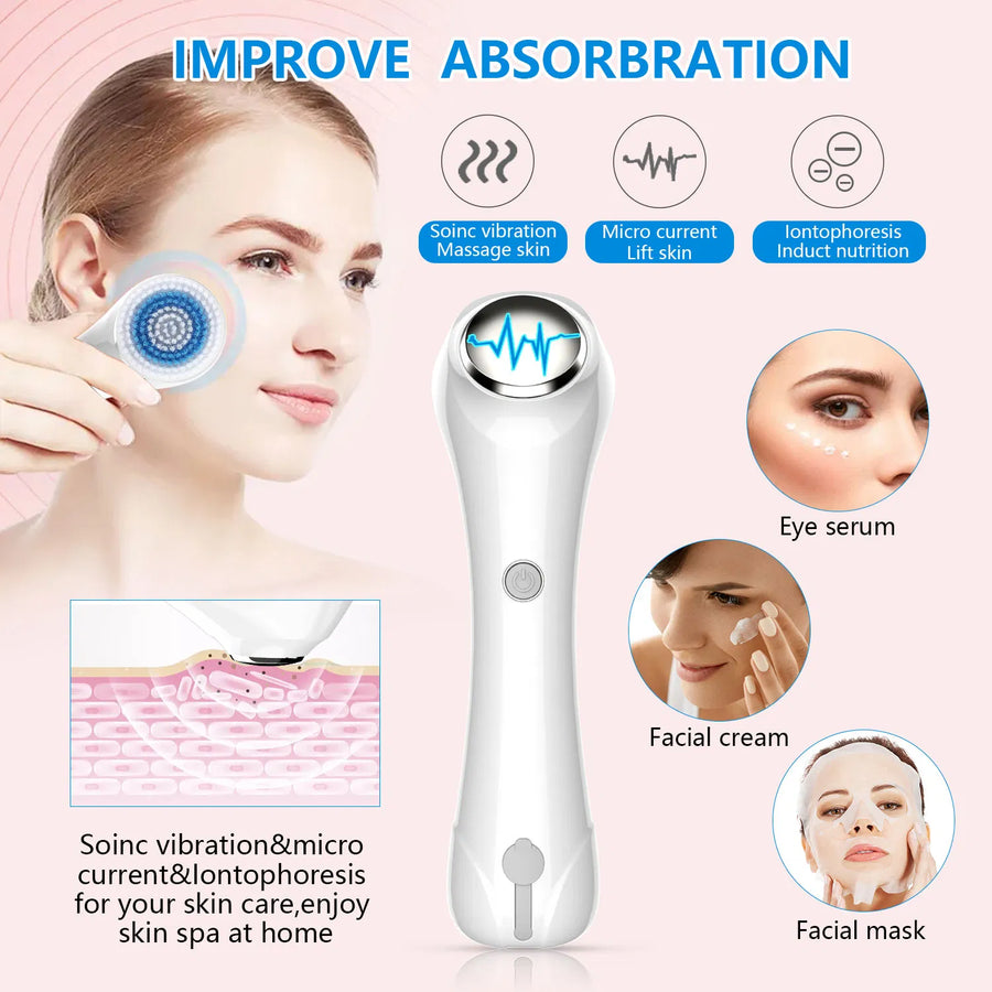 Nuvelia Deep-Cleanse Facial Brush – detail view