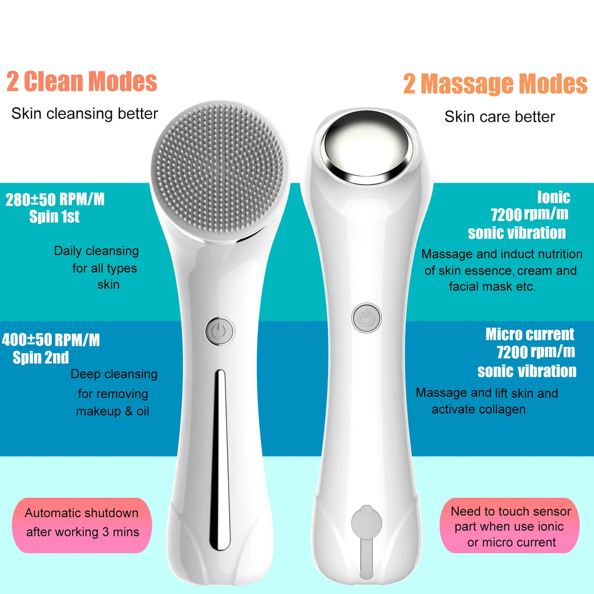 Nuvelia Deep-Cleanse Facial Brush — product detail view 7