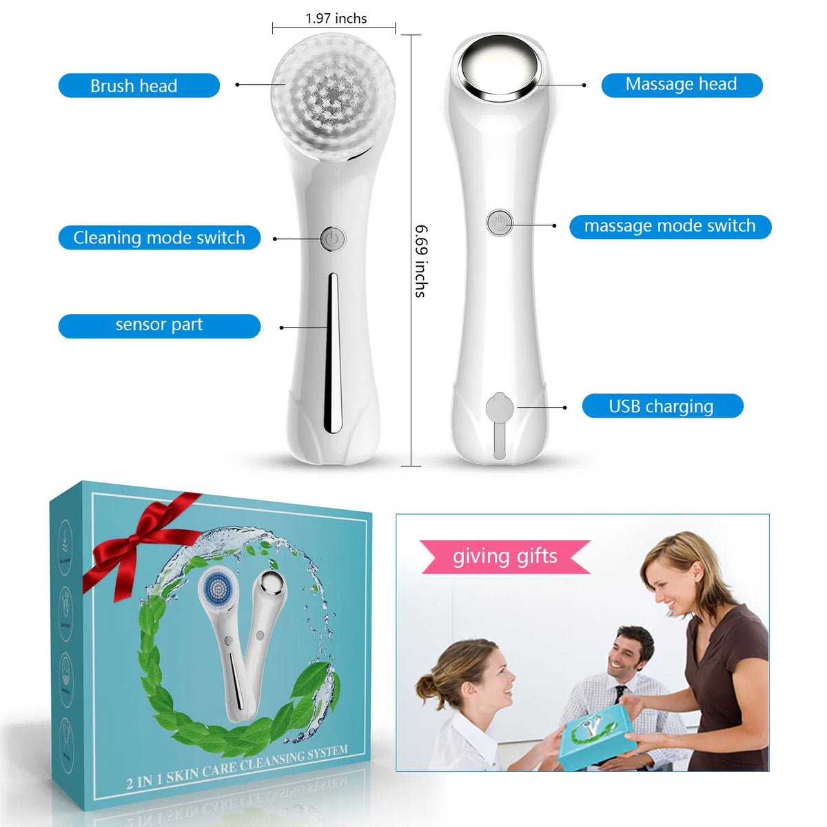 Nuvelia Deep-Cleanse Facial Brush — product detail view 8