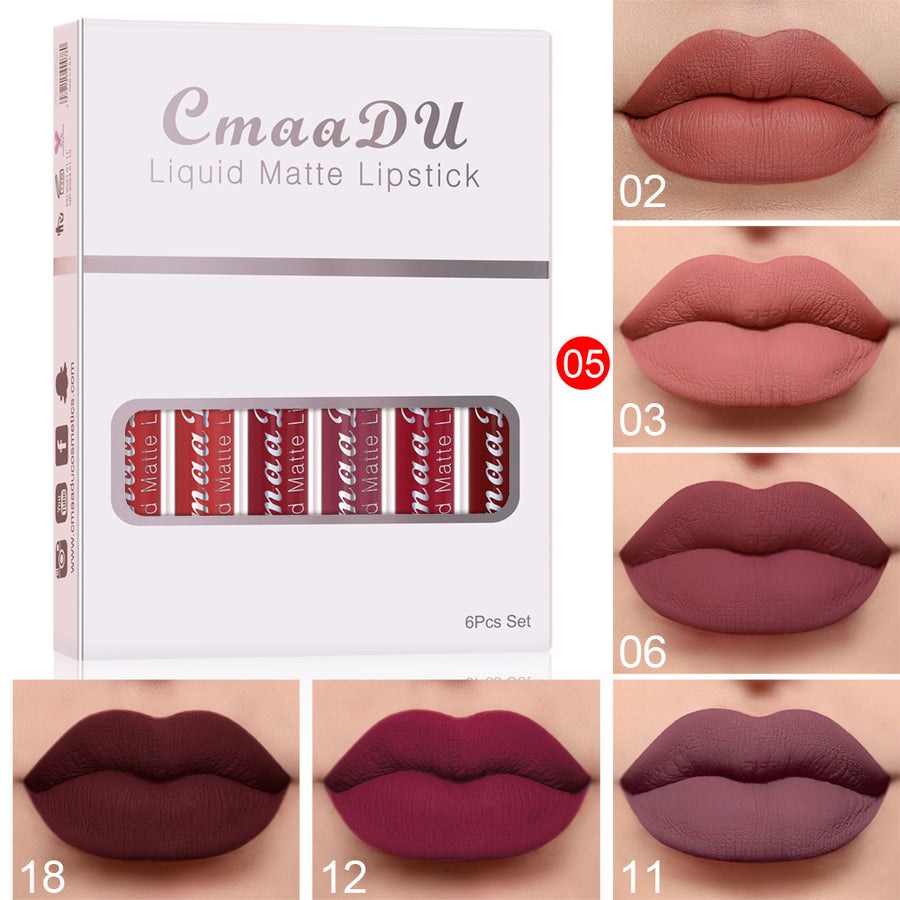 Nuvelia Velvet Matte Lipstick Set – detail view