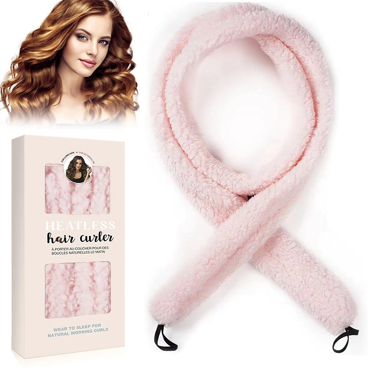 Nuvelia Satin Heatless Hair Curler – packaging