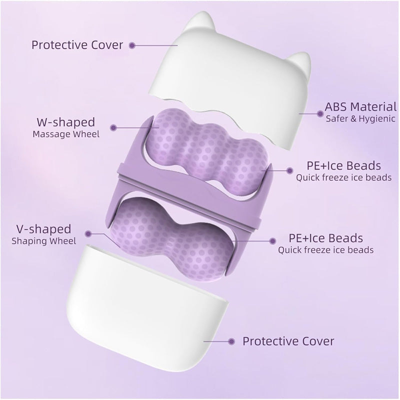 Nuvelia Ice Roller Facial & Eye Massage Set — product detail view 7