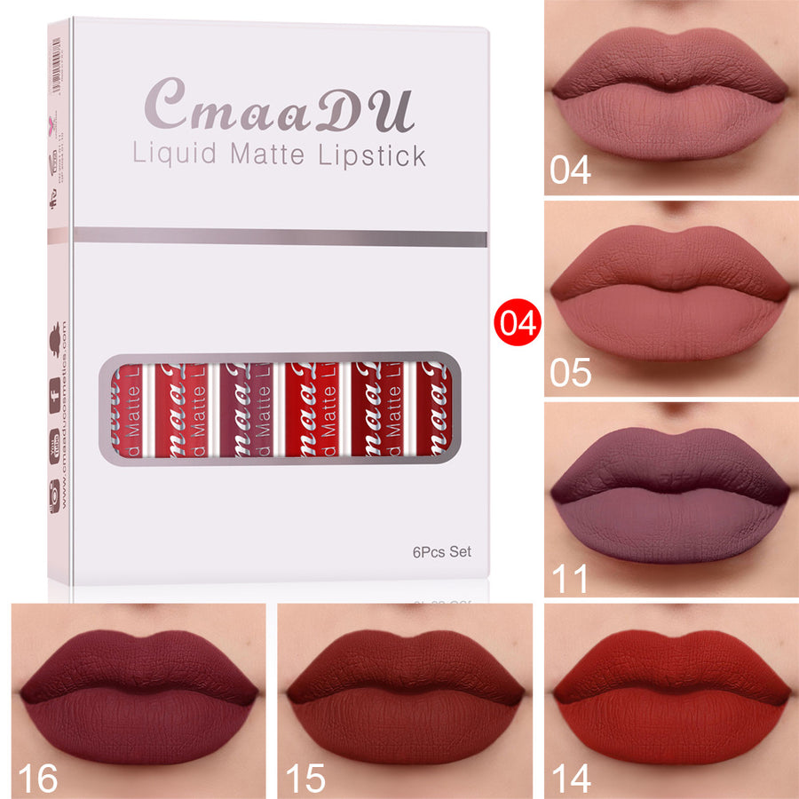 Nuvelia Velvet Matte Lipstick Set – features