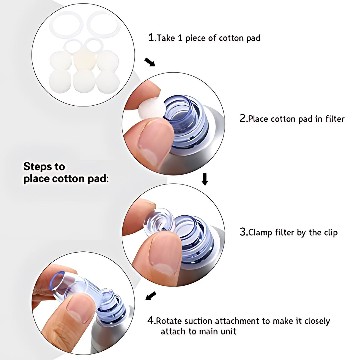 Nuvelia Electric Blackhead Remover Vacuum — product detail view 4