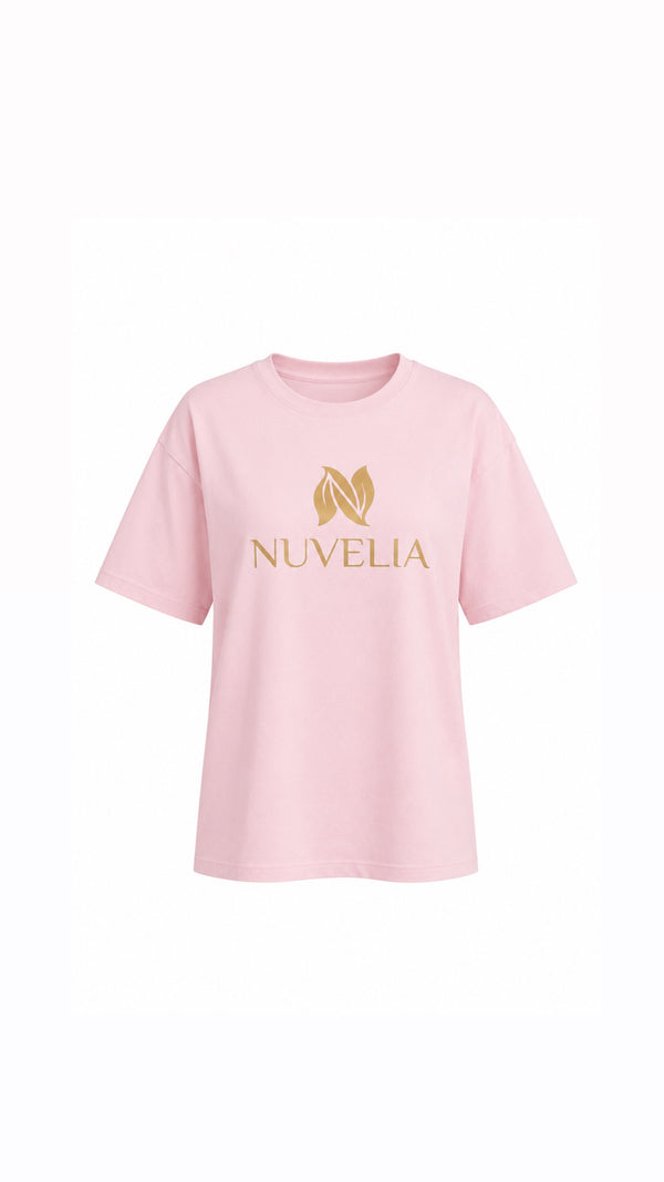 Nuvelia Logo Tee — Pink