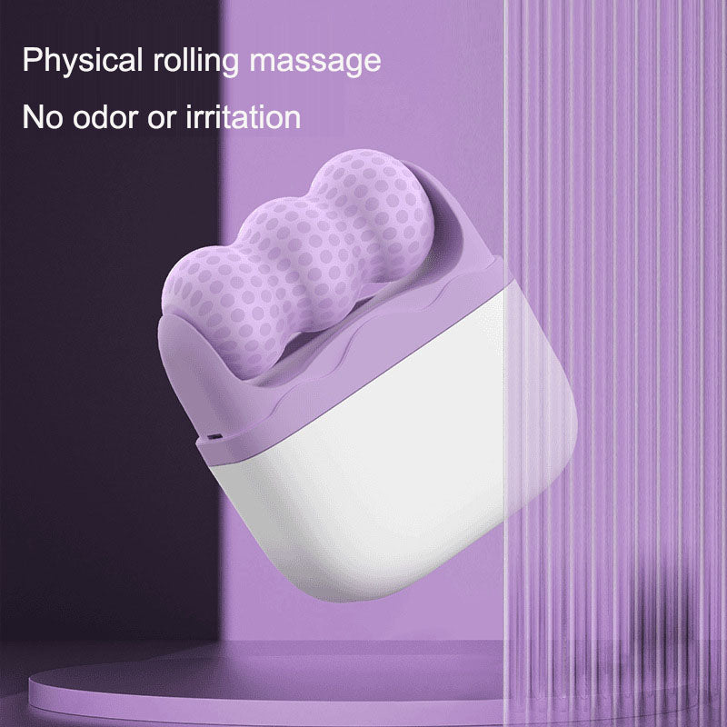 Nuvelia Ice Roller Facial & Eye Massage Set – in use