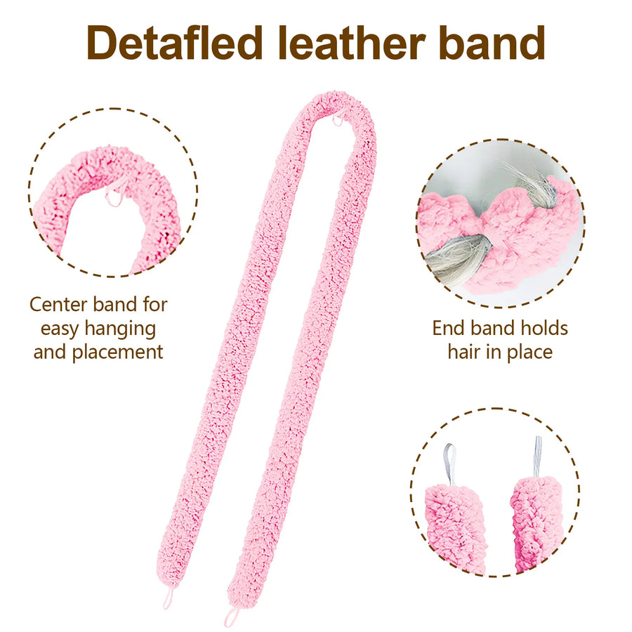 Nuvelia Satin Heatless Hair Curler – detail view