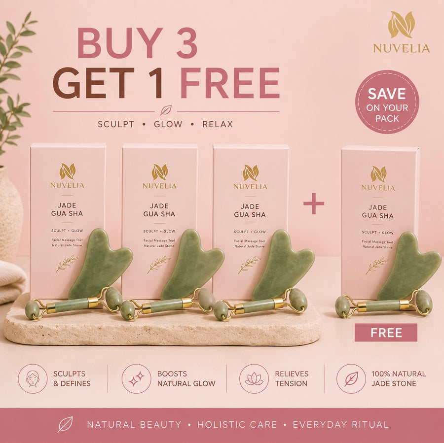 Nuvelia Jade Gua Sha Facial Tool