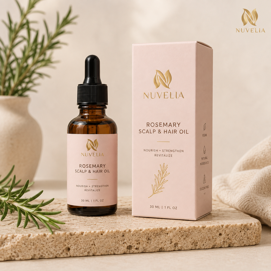 Nuvelia Rosemary Scalp & Hair Oil – product photo
