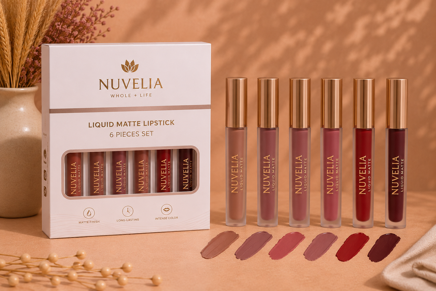Nuvelia Velvet Matte Lipstick Set – product photo