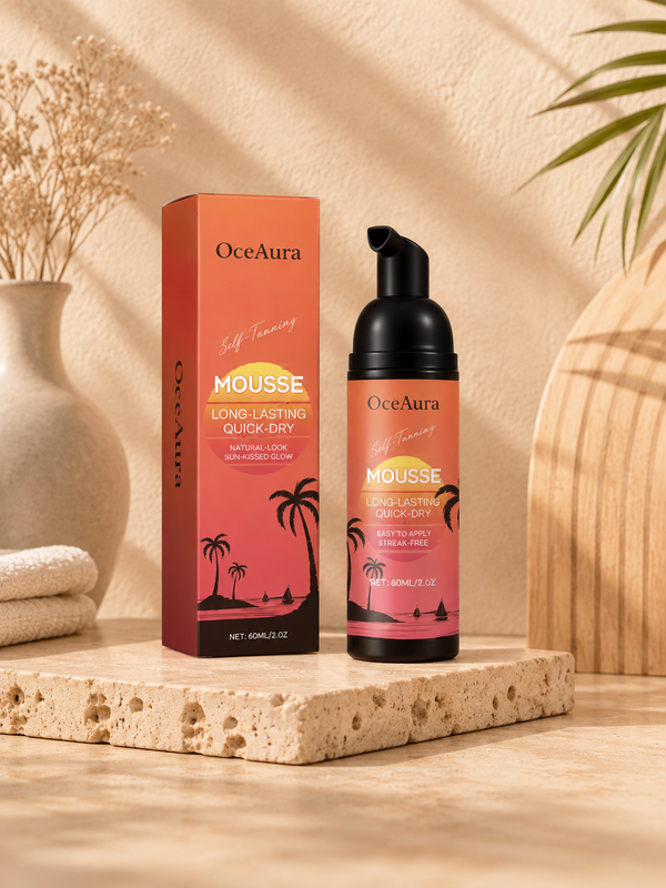 Nuvelia OceAura Self-Tanning Mousse – product photo