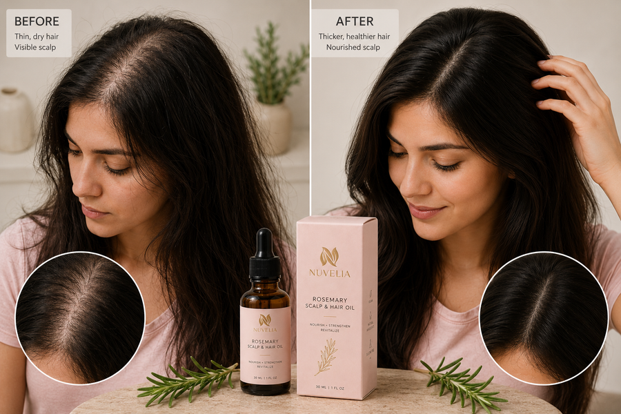 Nuvelia Rosemary Scalp & Hair Oil