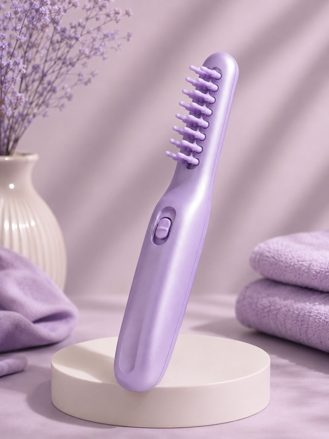 Nuvelia Electric Detangling Scalp Massage Brush — product detail view 2