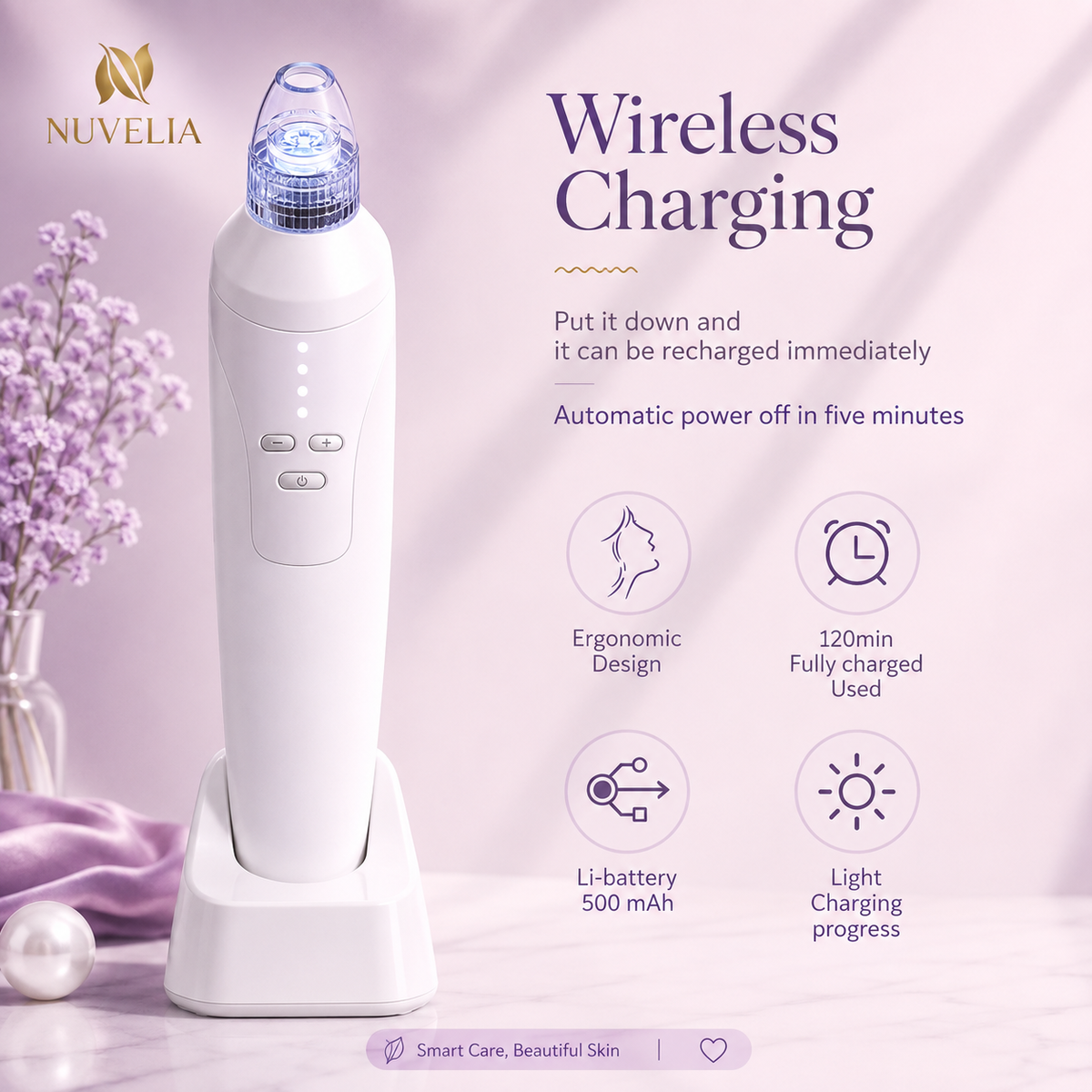 Nuvelia Electric Blackhead Remover Vacuum — product detail view 6