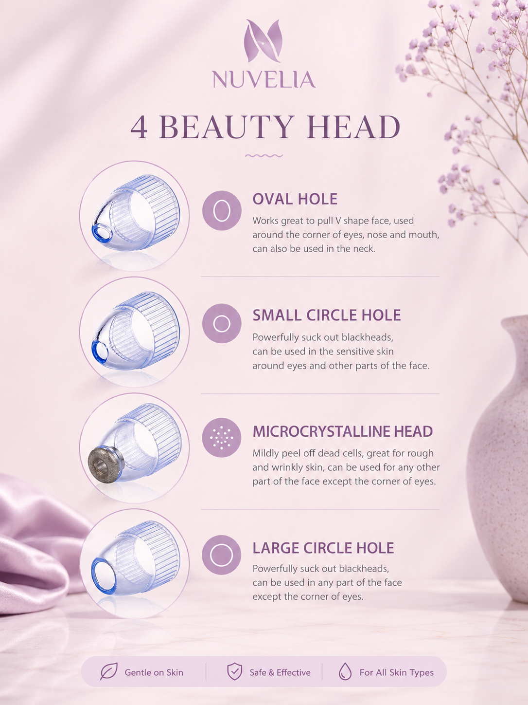Nuvelia Electric Blackhead Remover Vacuum — product detail view 7