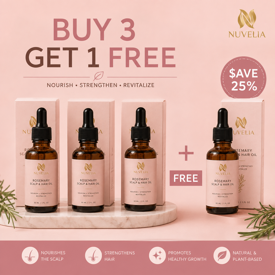 Nuvelia Rosemary Scalp & Hair Oil