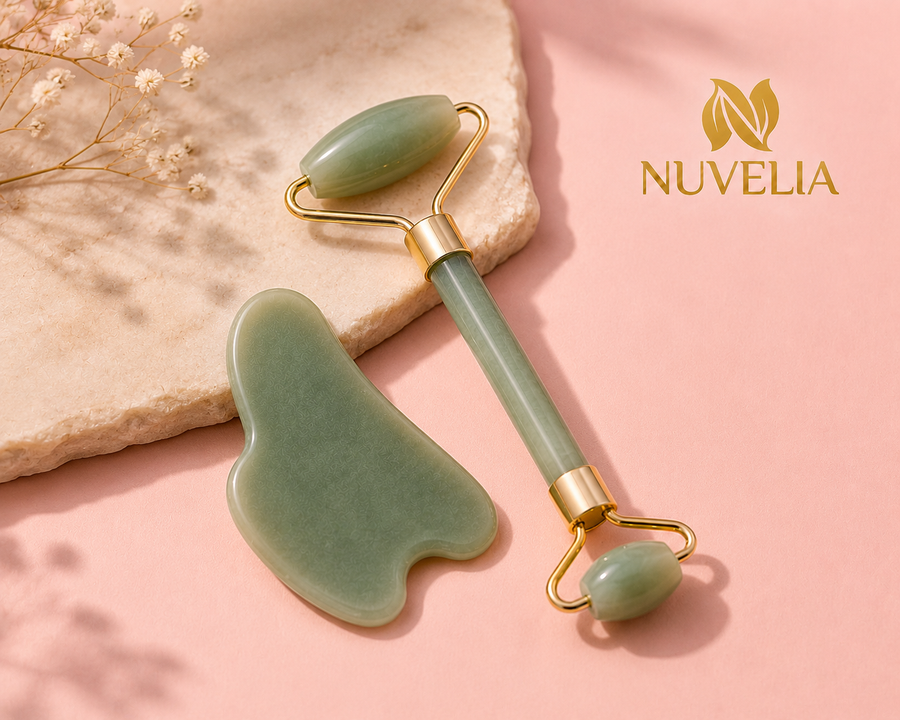 Nuvelia Jade Gua Sha Facial Tool