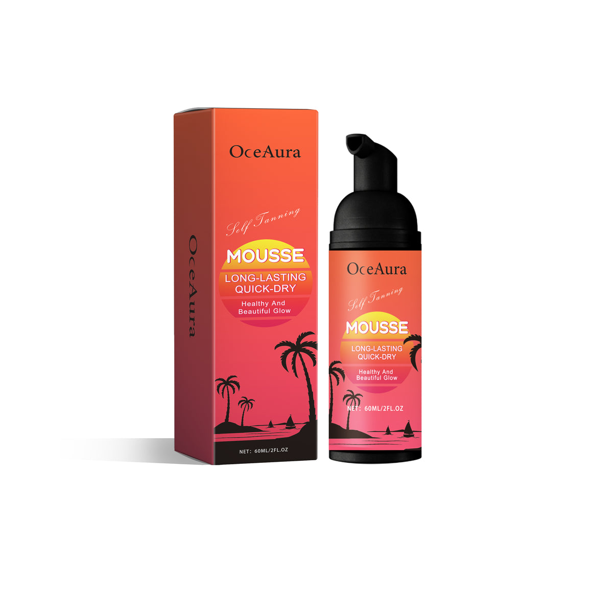 Nuvelia OceAura Self-Tanning Mousse – features