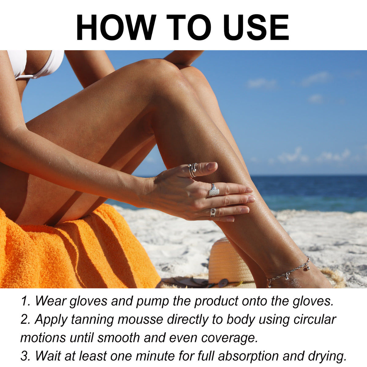 Nuvelia OceAura Self-Tanning Mousse — product detail view 4