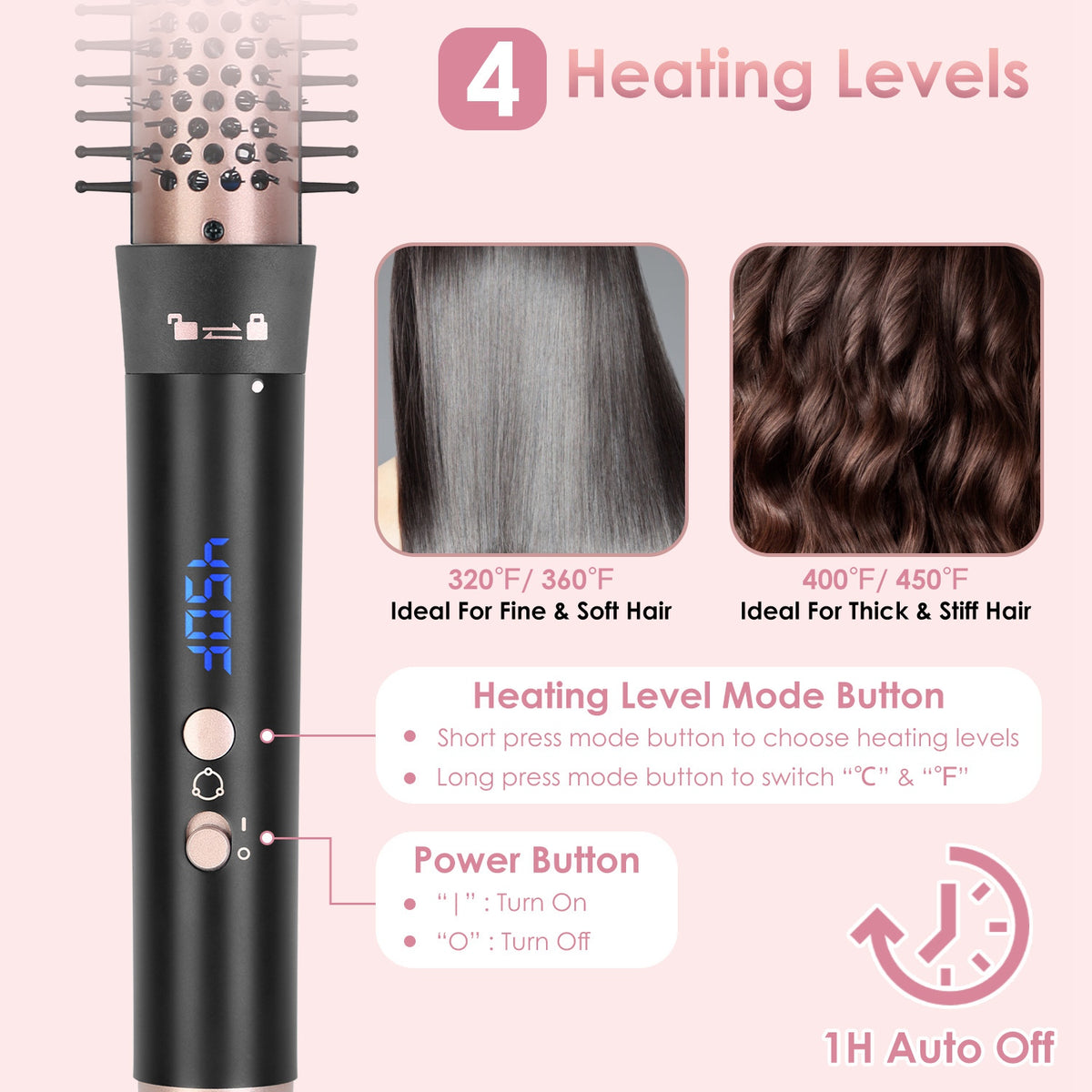 Nuvelia 5-in-1 Curling Wand Set – lifestyle photo