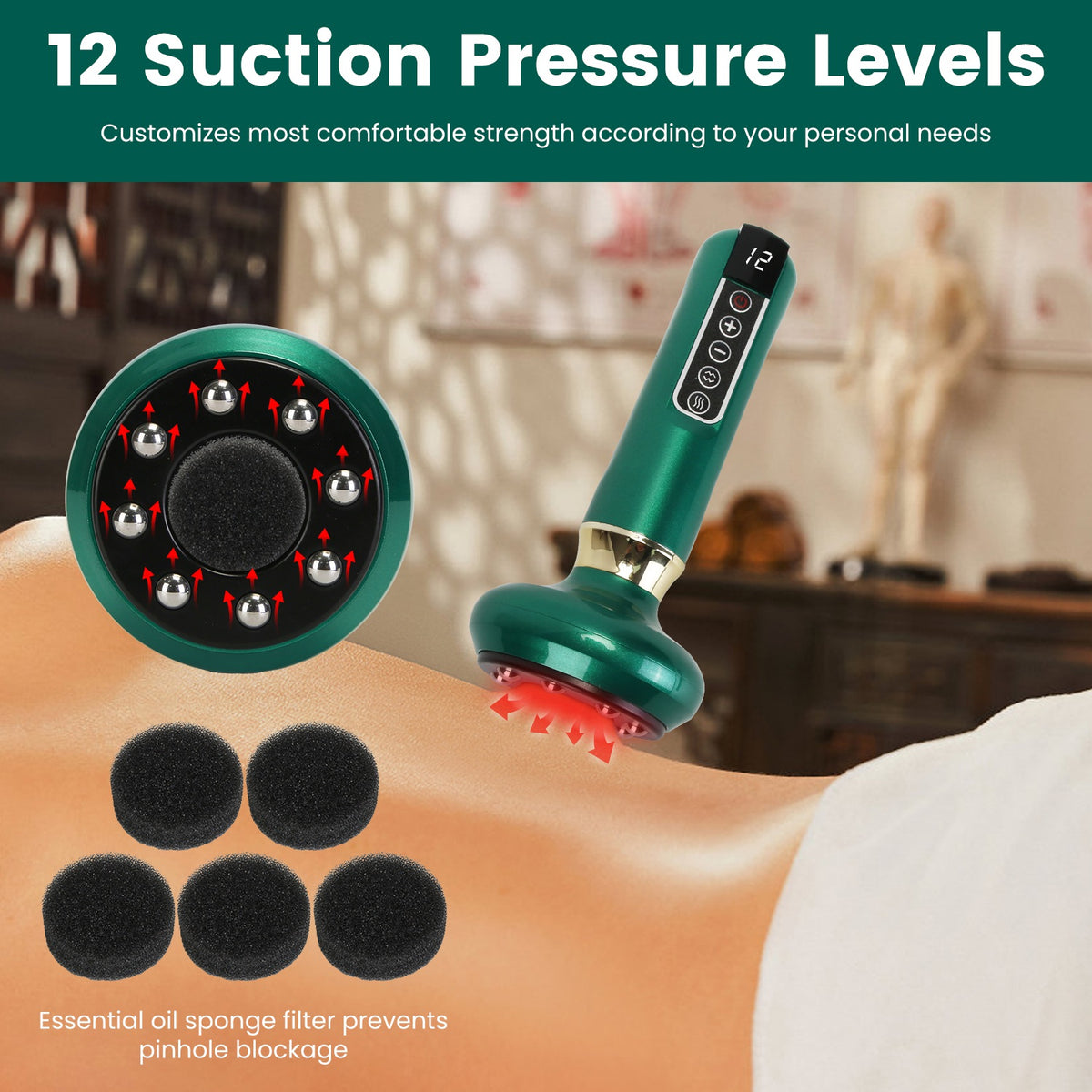 Nuvelia Anti-Cellulite Vacuum Massager — product detail view 13