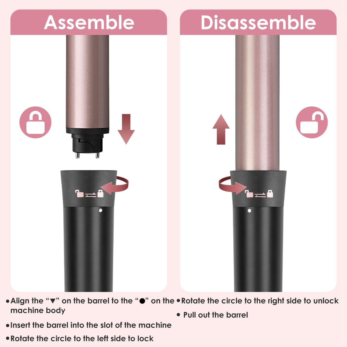 Nuvelia 5-in-1 Curling Wand Set — product detail view 7
