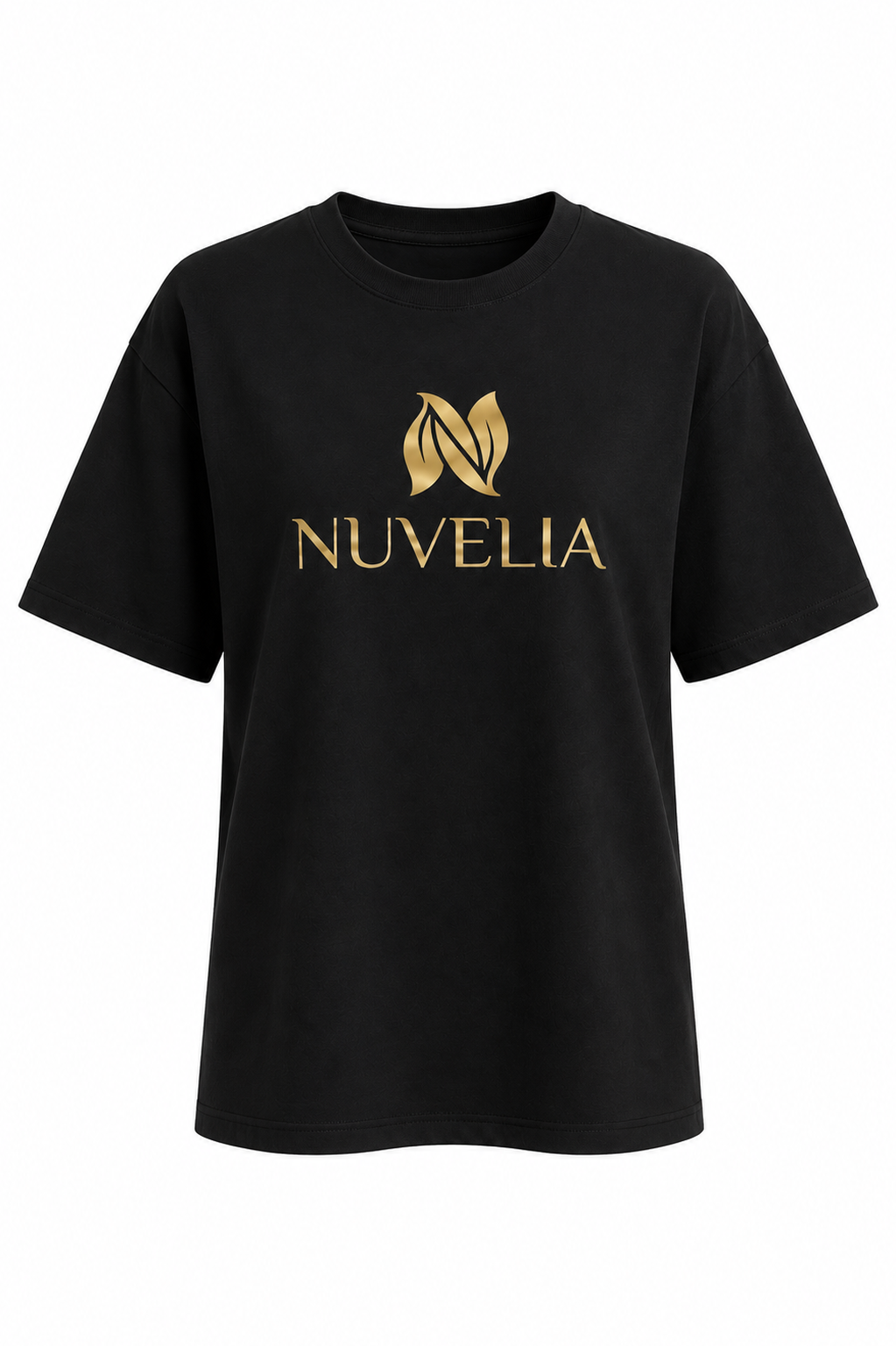 Nuvelia Logo Tee Black - Front