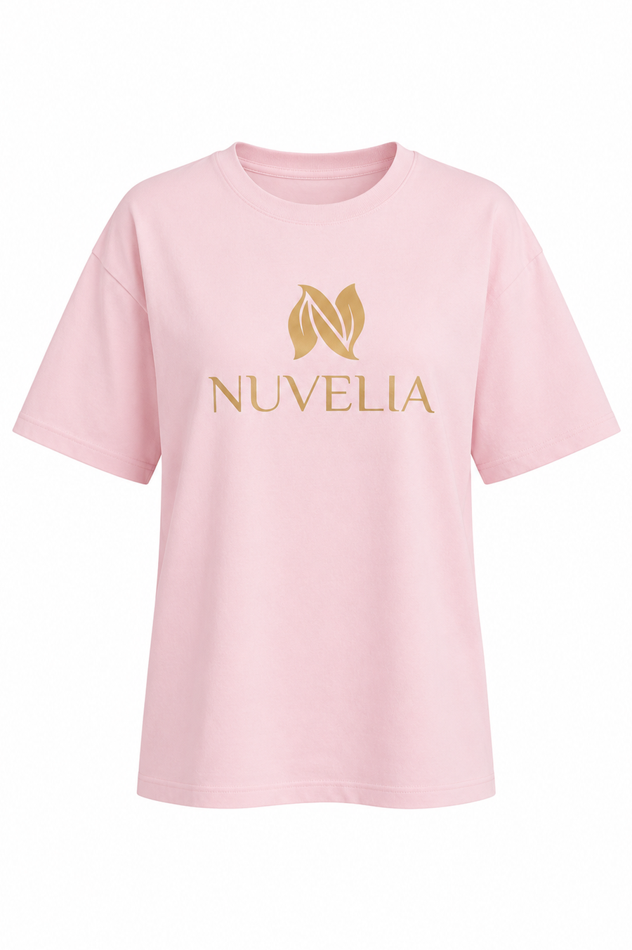 Nuvelia Logo Tee Pink - Front