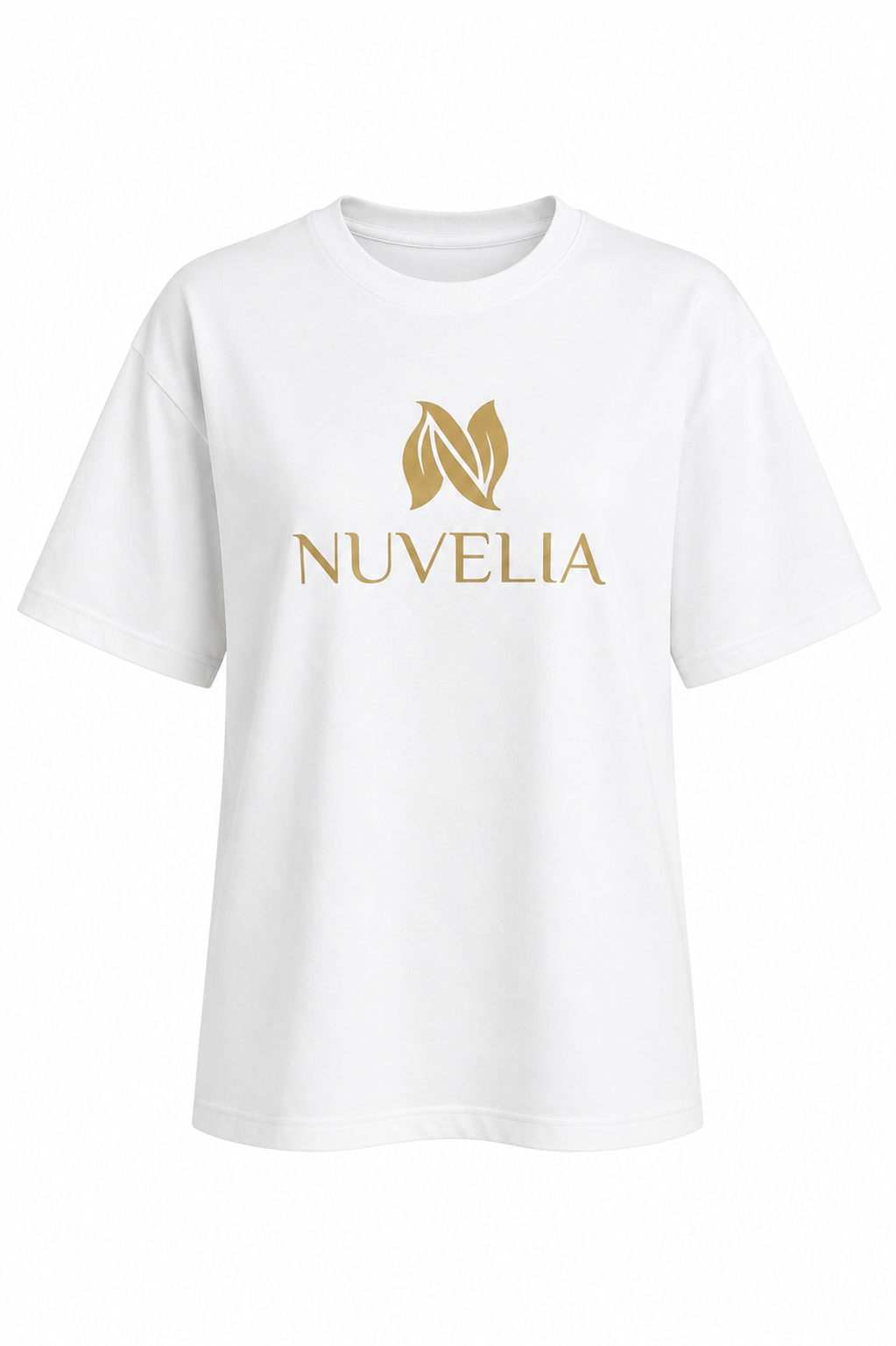 Nuvelia Logo Tee White - Front