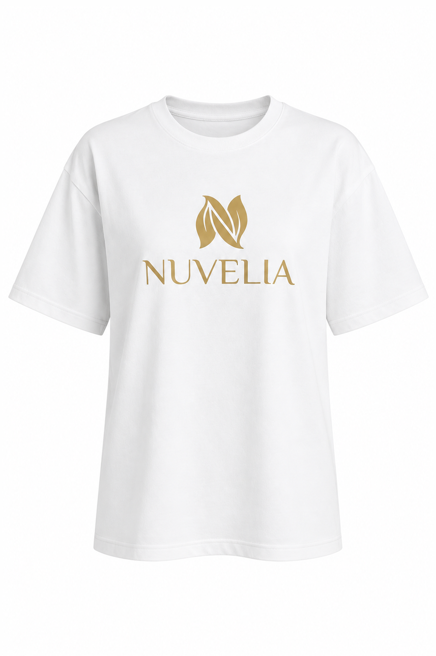 Nuvelia Logo Tee White - Front